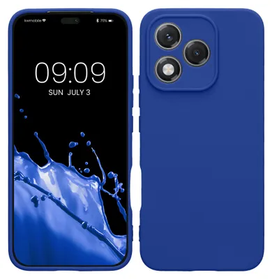 Produktbild von kwmobile Handyhülle für HONOR 400 Lite Hülle - weiches Handy Silikon Case - Schutzhülle Cover - Baltik Blau