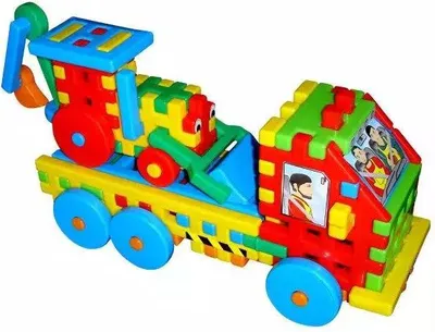 Zdjęcie produktu dla Klocki konstrukcyjne. Ciężarówka z koparką