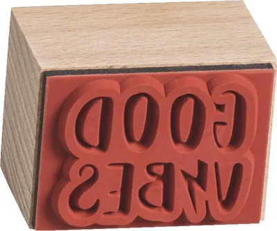 Produktbild von Stempelset Holz Wortspiele Packung mit 3 Stück