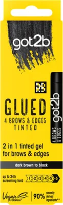 Obrázok produktu pre Got2B - Gél 2 v 1 - Obočie a okraje čierne - 16 ml - 1 balenie