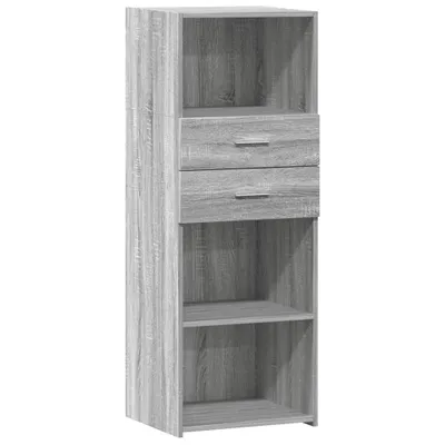 Produktbild von Highboard Grau Sonoma 45x42,5x124 cm Holzwerkstoff