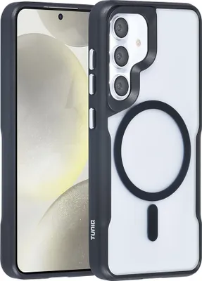Immagine prodotto di Custodia posteriore TUNIQ per Galaxy S24 - Silicone Magsafe - Nero