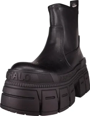 Produktbild von Buffalo Damen Elegante Stiefelette Gospher Sock 1270174 Schwarz