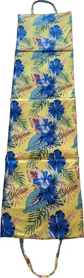Produktbild von Vierteilige klappbare Strandliege - attraktives Blumenmotiv