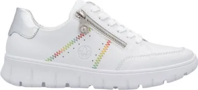 Produktbild von Rieker  Damenschuhe sportlicher Schnürer Weiß Freizeit, Schuhgröße:39 EU
