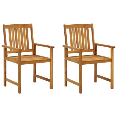 Immagine prodotto di vidaXL Sedie da giardino con cuscino 2 pz. Legno massiccio di acacia