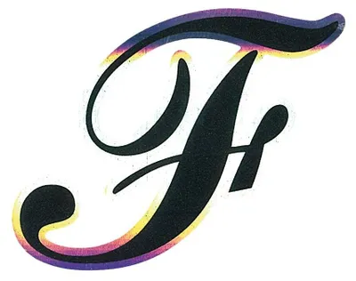 Produktbild von Quattroerre Holographischer Buchstabe F Aufkleber