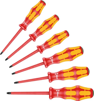 Immagine prodotto di Set di cacciaviti VDE, 6 pezzi, Torx 167 i/6, Wera | 4013288160072