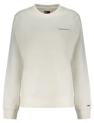 Produktbild von Weißes Damen Sweatshirt: Langarm, Rundhals, Gefüttert & Stylisch