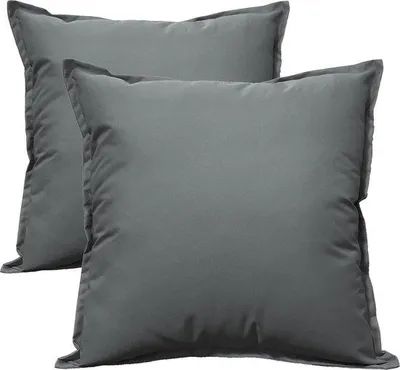 Immagine prodotto di Set di 2 federe per cuscini Famanu – Impermeabili e traspiranti – 60 x 60 cm