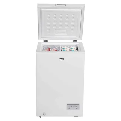 Produktbild von BEKO CF100EWN Gefriertruhe 98l Weiß 1Korb Schnellgefrierfach