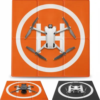 Image de InAndOutdoorMatch - Tapis d'atterrissage pour drones - 50 x 50 cm - Étanche, Image générée par une IA