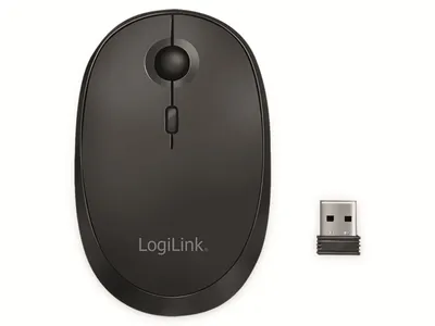 Image de LogiLink Souris - optique - sans fil - 2.4 GHz, Bluetooth 4.0 - récepteur sans fil (USB)