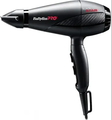 Produktbild von Babyliss PRO Black Star Ionic Dryer Schwarz 2200W