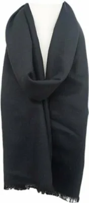 Schwarzer Herren Winterschal