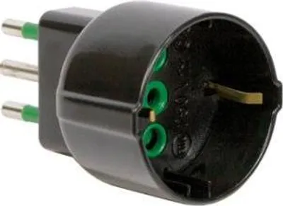 Immagine prodotto di FANTON 82121 Adattatore per spina di rete tipo L (IT) Nero