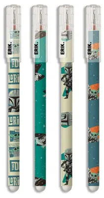 Productafbeelding van Star Wars: The Mandalorian, set met uitwisbare stiften (4 stuks)