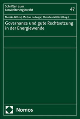 Obrázok produktu pre Governance und gute Rechtsetzung in der Energiewende