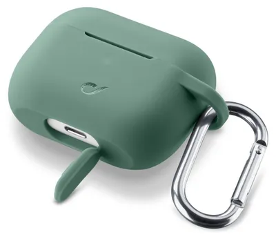 Obrázek produktu pro Ochranný kryt s karabinou Cellularline Bounce pro Apple AirPods Pro, zelený