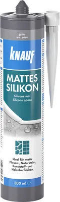 Produktbild von Knauf Mattes Silikon grau 300 ml