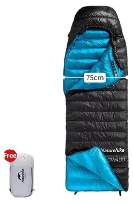 Produktbild von Schlafsack, Kältewetter-Design, Nylon und Entendaunenfüllung, CW400 Schwarz M