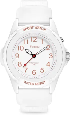 Produktbild von Wasserdichte Analog Armbanduhr für Jungen und Mädchen mit leuchtendem Zifferblatt, Silikonarmband, ideal für Outdoor-Sport & als Geschenk für Teenager