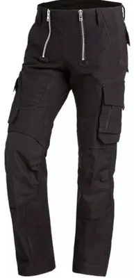 Zdjęcie produktu dla Spodnie robocze z materiału płóciennego/Cordura, rozmiar 52, kolor czarny, 60% bawełna/40% poliester, gramatura 330 g/m², bez szwów