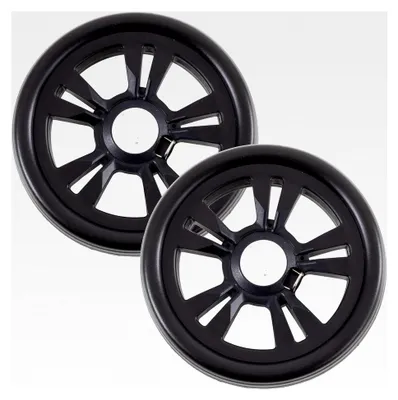 Produktbild von Ersatzrad-Set für Scala Einkaufstrolley und Quattro (Vorderrad), Ø 150 mm, schwarz