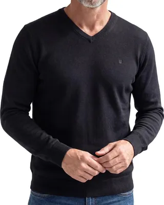 Produktbild von Redmond Basic Pullover Weicher Feinstrick, Angenehmes Tragegefühl, Vielseitig kombinierbar im Alltag
