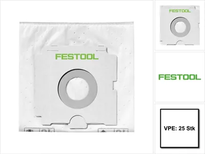 Produktbild von Festool SELFCLEAN Filtersack SC FIS-CT 36/25 Set ( 5x 496186 ) für CT 36 Absaugmobil - 25 Stück