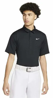 Immagine prodotto di Nike Dri-Fit Tour Polo da golf da uomo, nero/bianco, taglia XL