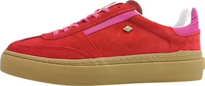 Image de Chaussures de sport pour hommes British Knights, modèle à lacets, couleur rouge, style décontracté