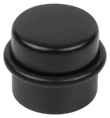 Productafbeelding van Deurstopper van gelakt zwart hout, diameter 37 mm, set van 30 stuks