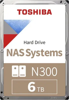 Produktbild von Toshiba N300, 6 TB, 7200 RPM, 256 MB, 3.5", Serial ATA III