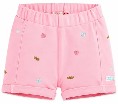 Produktbild von BONDI Baby Mädchen Shorts "Princess" 86575 | Rosa - Kurze Hose Größe: 74