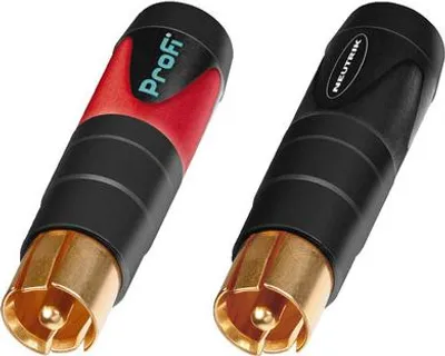 Produktbild von Neutrik NF2C-B/2 Cinch-Stecker