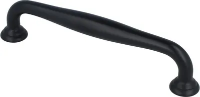 Produktbild von Möbelgriff Schubladengriff schwarz matt Serie UZ70 Schrankgriff Türgriff Zamak 96mm
