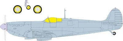 Obrázek produktu pro Eduard – příslušenství JX346 – Spitfire Mk.Vb v měřítku 1:32 pro model Kotare –