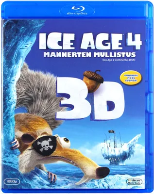Produktbild von Ice Age 4 - Voll verschoben (nur Originalversion) [BLU-RAY 3D+BLU-RAY]