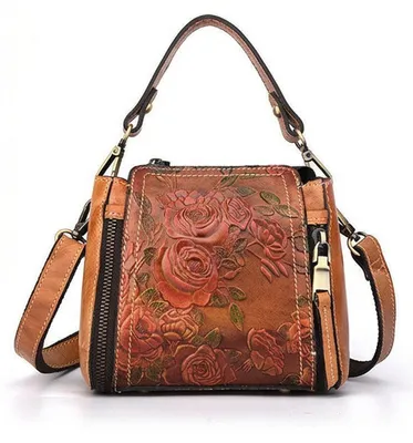 Leder Handtasche "Element"