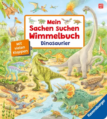 Produktbild von Mein Sachen suchen Wimmelbuch: Dinosaurier