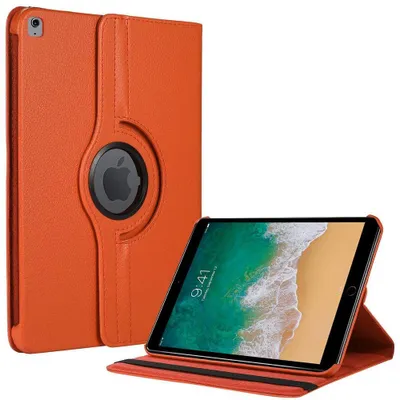 Image de Coque pour iPad Air 3 10,5 Pouces / iPad Pro 10,5 Pouces, Protection Etui Rotatif 360° - Orange