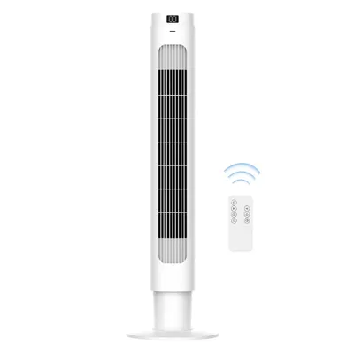 Produktbild von Turmventilator TFH08ET, 90°‑Oszillierender Säulenventilator mit Fernbedienung