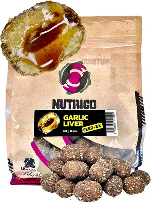 Produktbild von LK Baits Nutrigo Feed-Ex Knoblauch-Leber 20mm 800g