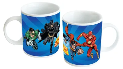 Superman Keramikbecher 320 ml, spülmaschinenfest, mikrowellengeeignet
