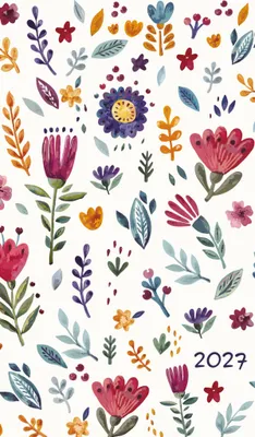 Produktbild von Taschenkalender Youngtimer Flowers 2027