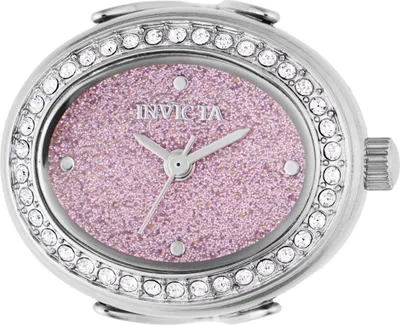 Obrázok produktu pre Invicta Mini Ring 49595 Dámske hodinky - Quartz strojček - Nerezová oceľ s ružovým ciferníkom - 24 mm