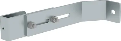 Produktbild von Günzburger Steigtechnik Wandhalter verstellbar Stahl verzinkt 200 - 250 mm für Schachtleitern - 060022