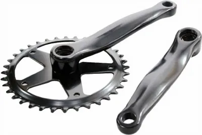 Produktbild von KGS kettenradgarnitur 44T 170 mm Stahl schwarz
