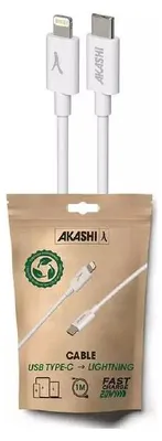 Image de Usb-c Renfor 3a 20w 1m Lightning Bl - Akashi